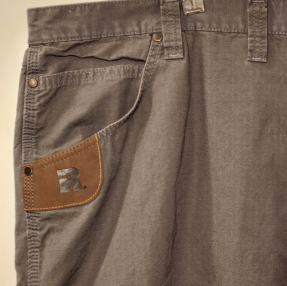 Wrangler Mens 46x30 Riggs Workwear Technician Cargo Pants Grey 3W045CH
